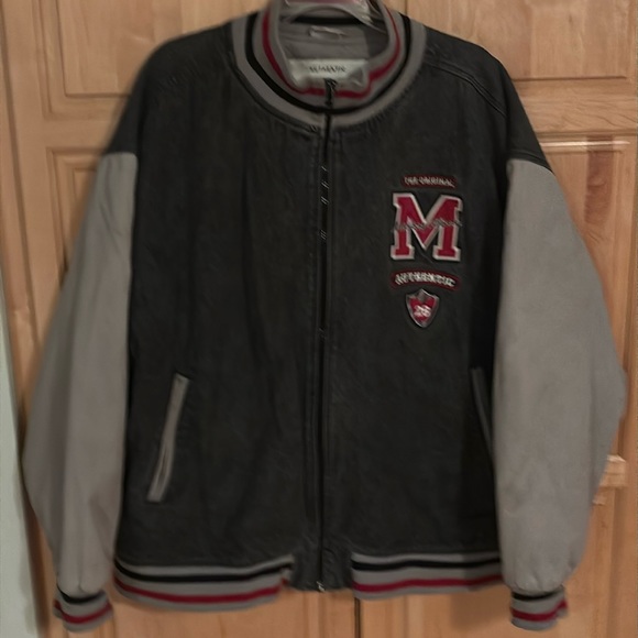 Vintage Authentic Original Mickey Mouse 1928 Men’s Denim Varsity Jacket - Picture 3 of 12